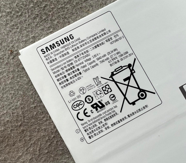 Nguyên nhân khiến pin Samsung Tab S6 Lite bị hư