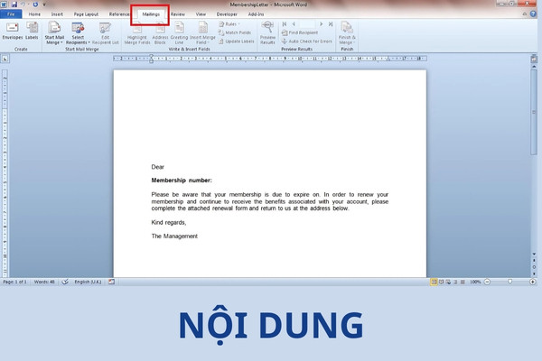 Nội dung Nội dung