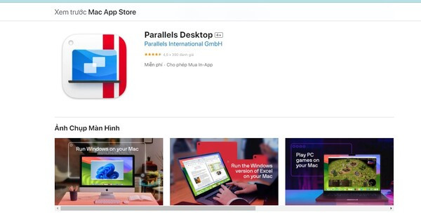 Parallel Desktop – Tích hợp Windows và Mac không giới hạn