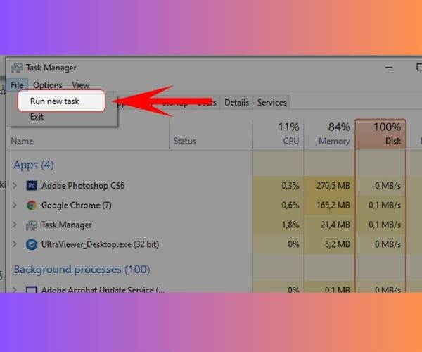 Quét và sửa lỗi các file hệ thống bước 2