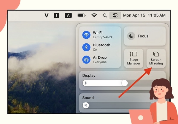 Sử dụng AirPlay bước 2
