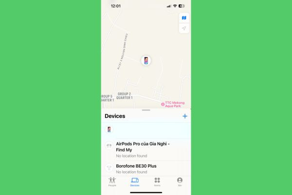 Sử dụng Find My trên điện thoại bước 3