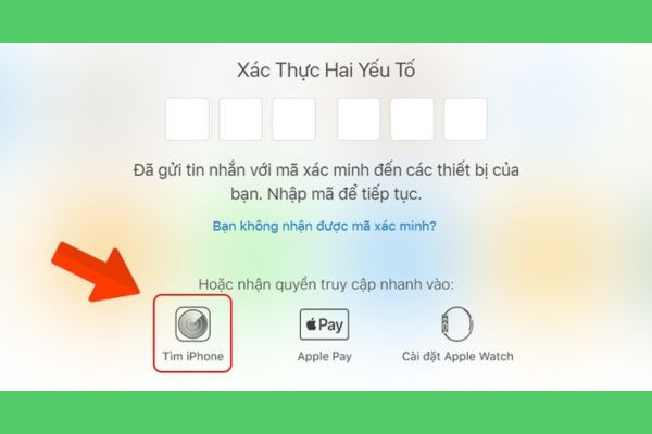 Sử dụng Find My trên máy tính bước 2