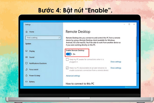 Sử dụng Setting&nbsp;B4