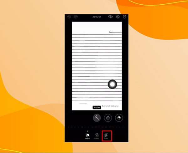 Sử dụng tính năng crop ảnh trên iPhone