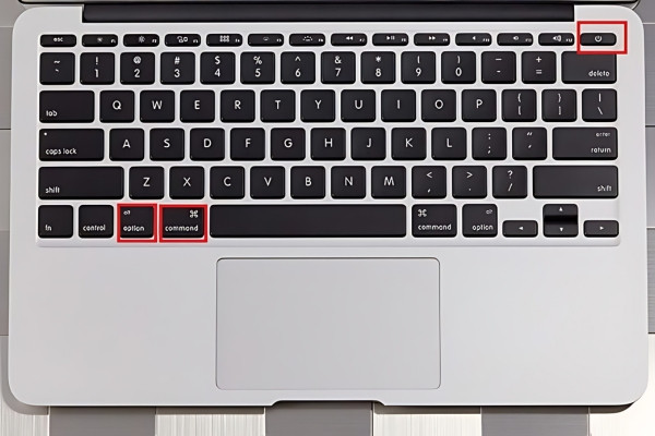 Sử dụng tổ hợp phím tắt để restart MacBook