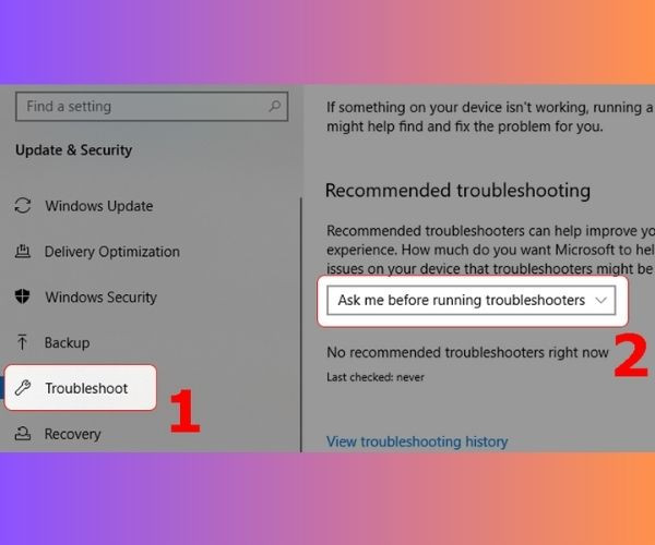 Sử dụng Troubleshooter để máy tính tự động phát hiện và sửa lỗi bước 2