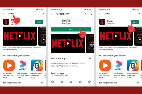Tải ứng dụng Netflix VietNam trên điện thoại B2