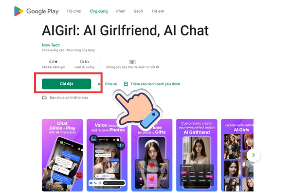 Tải ứng dụng trên Android B2