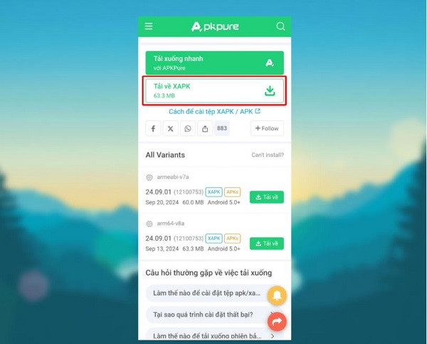 Tải Zalo APK B2