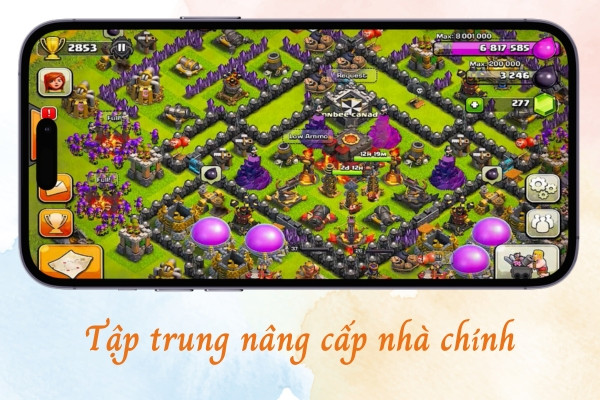Tập trung nâng cấp nhà chính