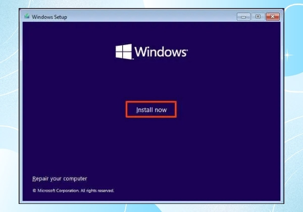 Thực hiện cài đặt Windows 11 B2