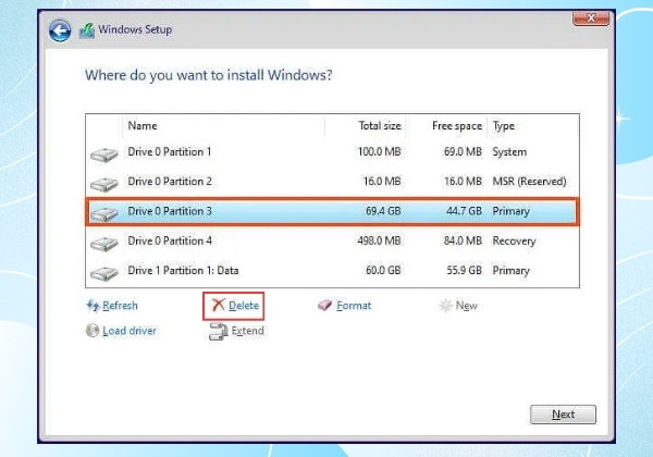 Thực hiện cài đặt Windows 11 B6