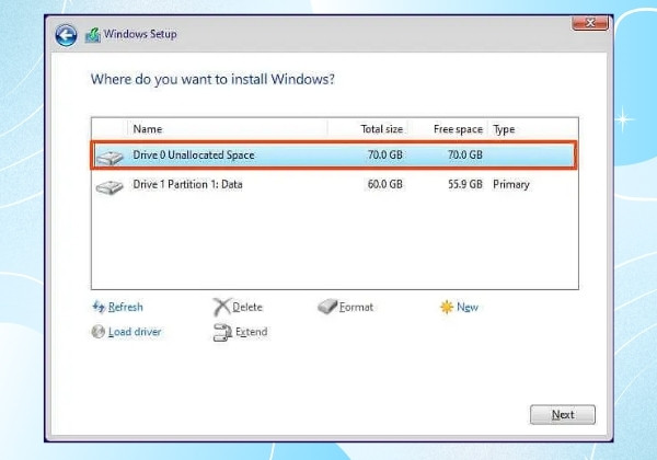 Thực hiện cài đặt Windows 11 B7