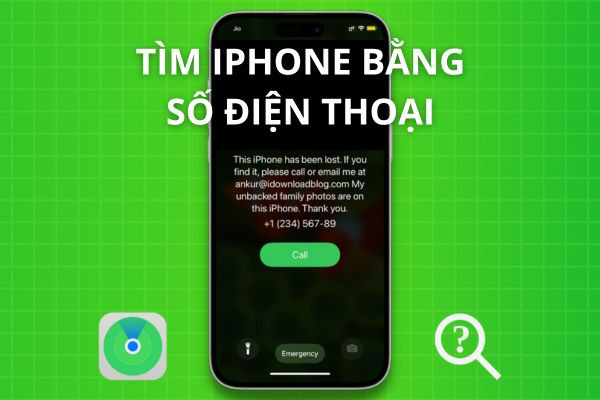 Tìm iPhone bằng số điện thoại