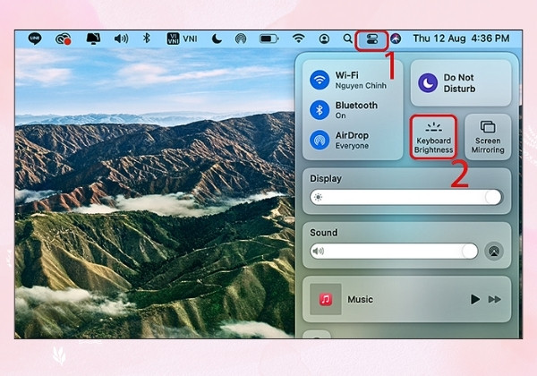 Trên MacOS bước 2