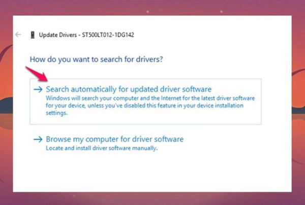Cài lại driver cho laptop B5