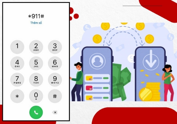 Ứng tiền Viettel mệnh giá 20k qua USSD 911