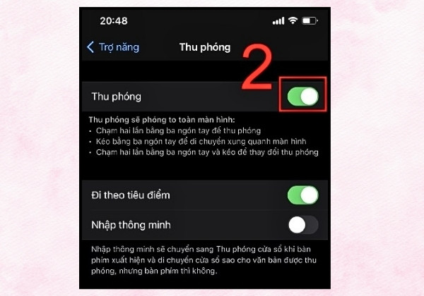 Vô hiệu hóa tính năng thu phóng trên iPhone B2 Vô hiệu hóa tính năng thu phóng trên iPhone B2