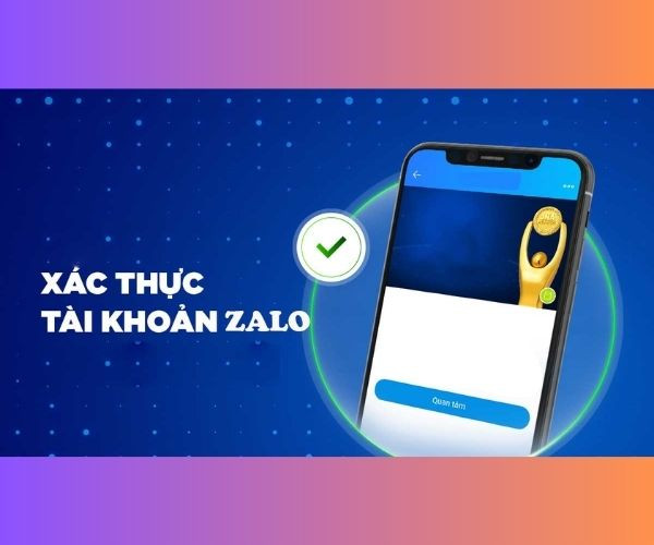 xác thực tài khoản Zalo