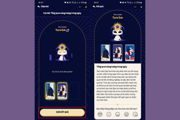 Xem Tarot bằng Taro Taro bước 4