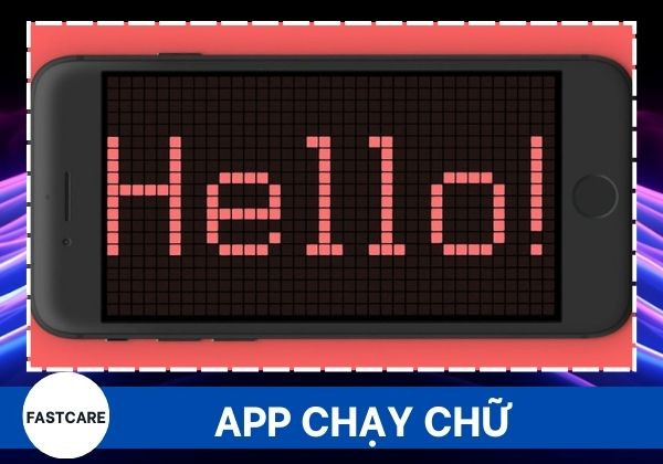app chạy chữ