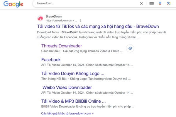 Bravedown.com - Công cụ hỗ trợ tải video Thread&nbsp;1