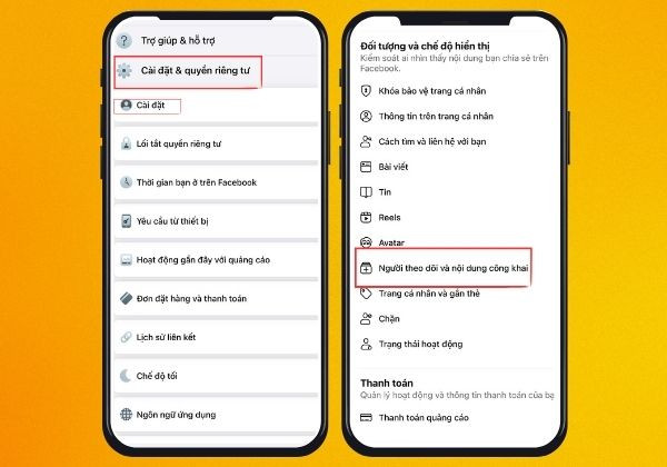 Cách bật theo dõi mà không cần kết bạn bằng điện thoại thông minh 2