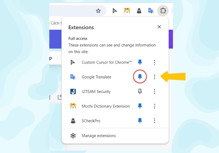 Cách cài đặt thêm tiện ích mở rộng từ Cửa hàng Chrome bước 5