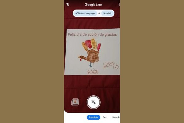 Cách dùng Google Lens dịch Tiếng Anh bước 3