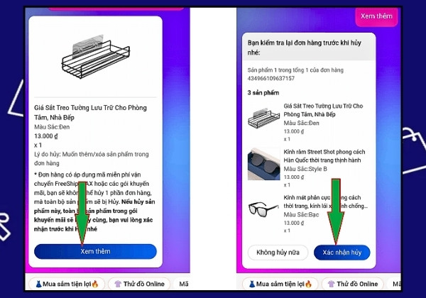 Cách hủy đơn Lazada trên mục Chat với ứng dụng Lazada B4