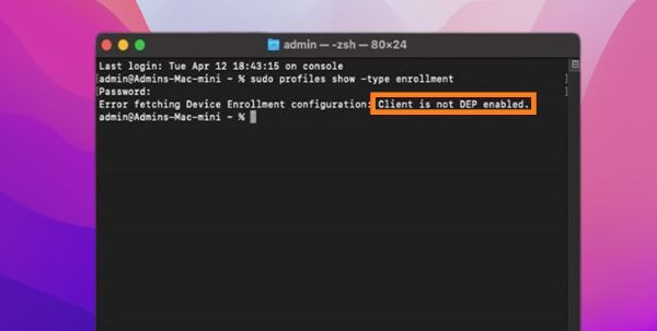 Cách kiểm tra Macbook MDM bước 3 Cách kiểm tra Macbook MDM bước 3