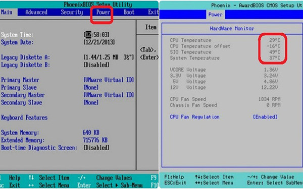 Cách kiểm tra nhiệt độ CPU bằng BIOS/UEFI