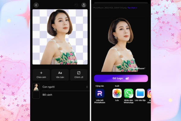 Cách làm avatar trong suốt với ứng dụng PhotoRoom bước 3