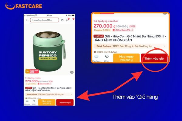 Cách sử dụng voucher Lazada để mua hàng&nbsp; 1