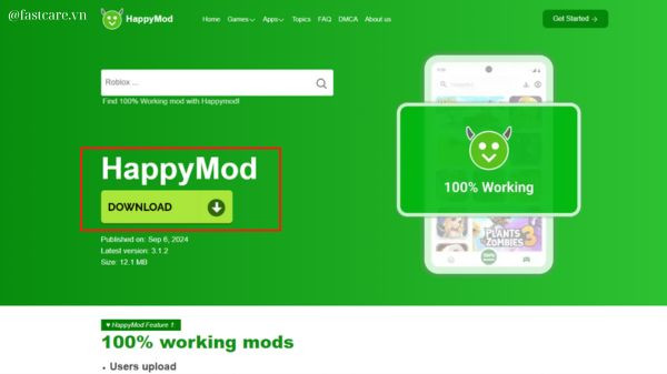 Cách tải HappyMod trên máy tính PC, laptop B2