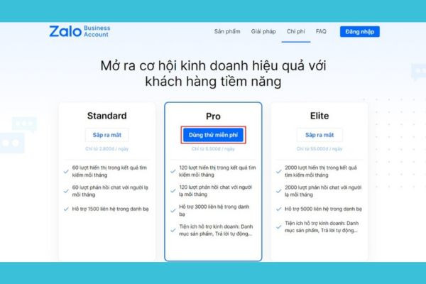 Cách tạo Zalo Business trên máy tính bước 3 Cách tạo Zalo Business trên máy tính bước 3