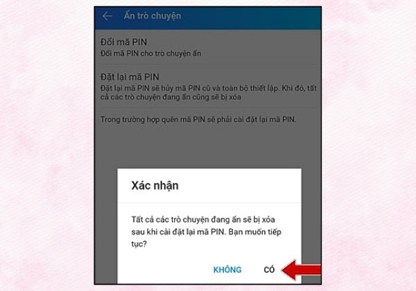 Cách thực hiện trên Zalo bản Android bước 4 Cách thực hiện trên Zalo bản Android bước 4