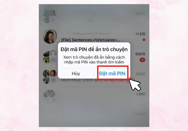 Cách thực hiện trên Zalo bản iOS bước 2 Cách thực hiện trên Zalo bản iOS bước 2