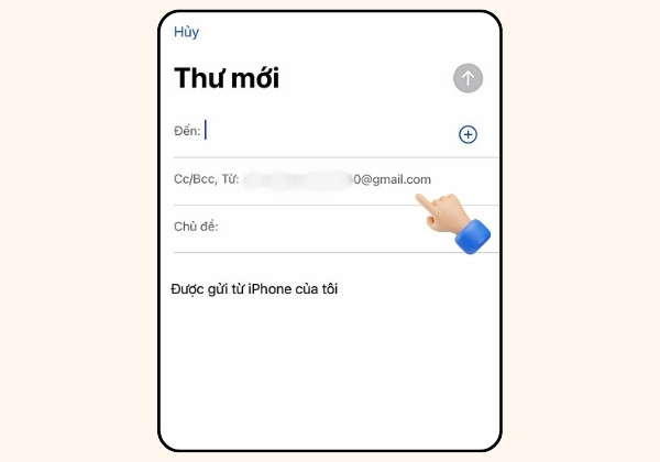 Cách xem địa chỉ email trên iphone trong ứng dụng Mail B3