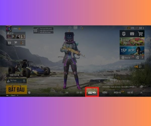 Cách xem rank trong Pubg Mobile bước 2