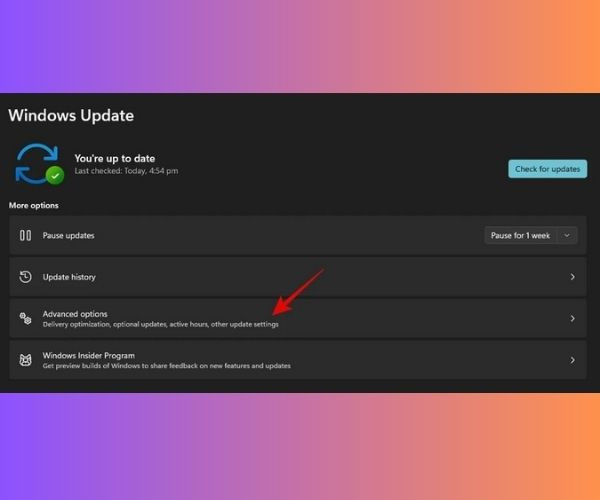 Cách xóa file update win 11 bằng Settings bước 3