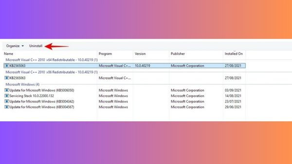 Cách xóa file update win 11 bằng Settings bước 5