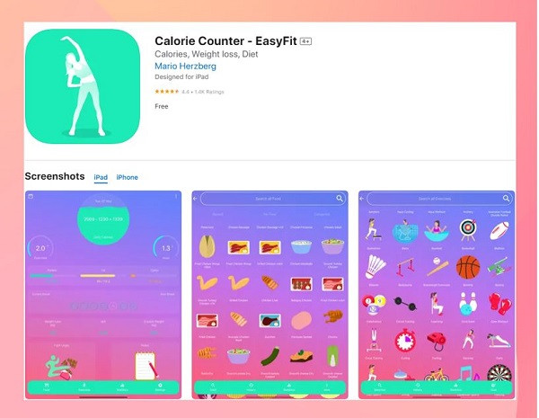 Calorie Counter - EasyFit free