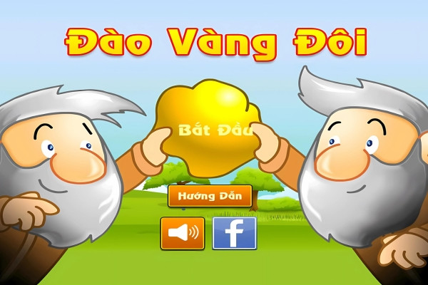 Đào vàng hai người chơi&nbsp;