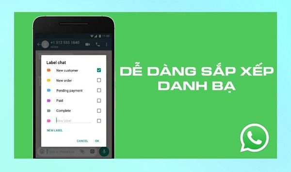 Dễ dàng sắp xếp danh bạ Dễ dàng sắp xếp danh bạ