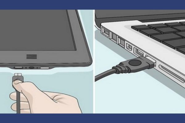 Dùng cáp USB B1