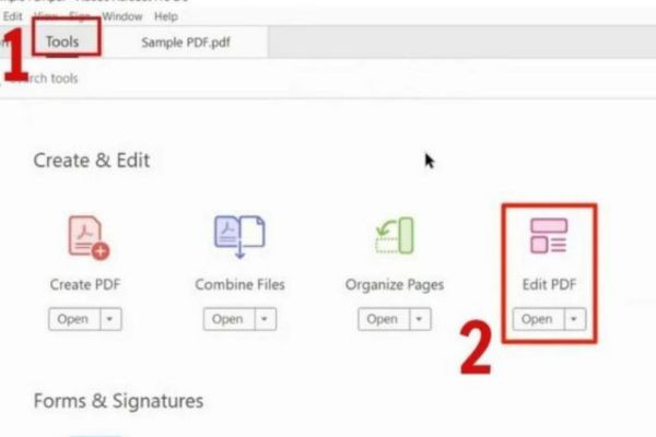 Ghép file ảnh sang PDF với Adobe Acrobat bước 2
