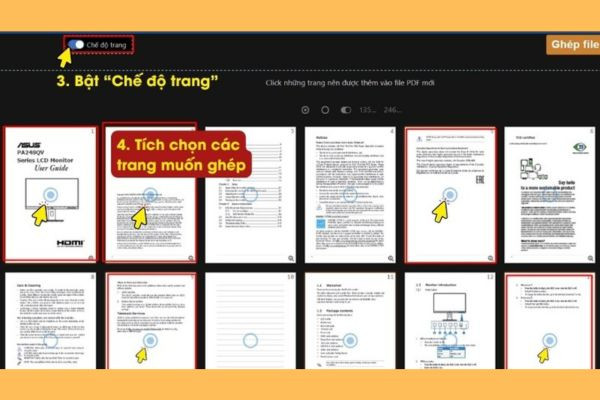 Ghép file PDF miễn phí  với công cụ PDF24 Tools bước 3.2