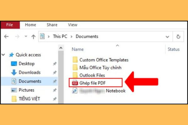 Ghép file PDF trên HĐH Windows bằng Ultra PDF Merger  bước 2.1